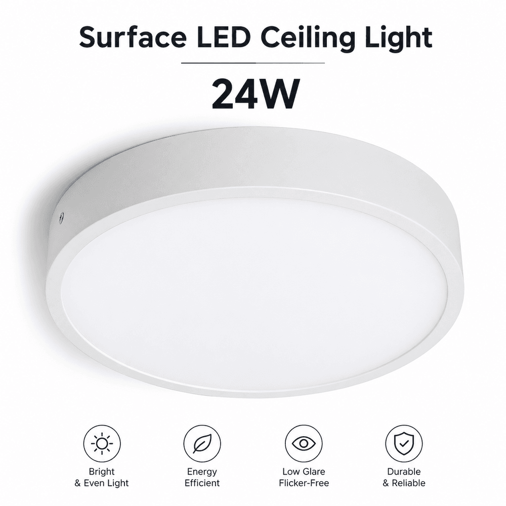 Surface LED Ceiling Light 24W